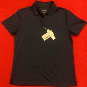 CORE 365 Classic Navy 100% Polyester 4 Button Polo